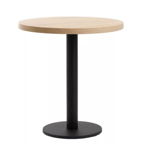 MASA PENTRU CAFENEA, 68 CM, STEJAR SONOMA/NEGRU, DIN PAL LAMINAT SI OTEL, ARTIM GROUP SELECTION - Img 5