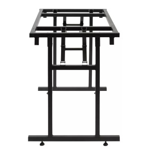 MASA PENTRU CATERING/CONFERINTE 120X90 CM, STEJAR LANCELOT/NEGRU, DIN PAL LAMINAT SI OTEL, ARTIM GROUP SELECTION - Img 8