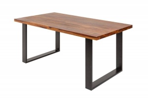 MASA STIL INDUSTRIAL 200CM , IRON CRAFT II, COD 40819, DIN LEMN MASIV - Img 6
