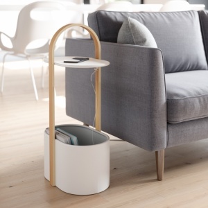 MASUTA DE CAFEA BELLWOOD, CONFECTIONATA DIN METAL SI LEMN, STIL MODERN - Img 4