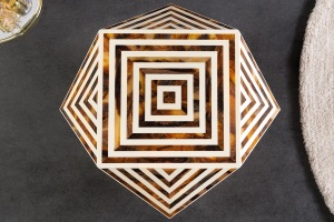 MASUTA DE CAFEA, BONE INLAY 40CM, POLIRASINA SI OS DE BIVOL, ARTIM GROUP SELECTION - Img 4