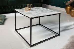 MASUTA DE CAFEA, ELEMENTS 50CM, DIN METAL SI MARMURA, DESIGN MODERN - Img 2