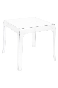 MASUTA DE CAFEA GHOST, TRANSPARENTA, CONFECTIONATA DIN POLICARBONAT, STIL MODERN - Img 2