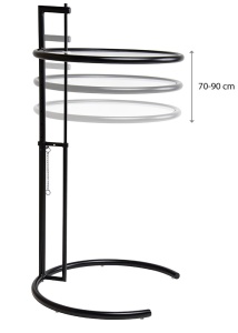 MASUTA DE CAFEA GREY DIN METAL CU BLAT DE STICLA STIL MODERN B2 - Img 7