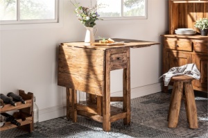 MASUTA DE CAFEA HEMINWAY 39553 DIN LEMN MASIV DE MAHON STIL RUSTIC - Img 2