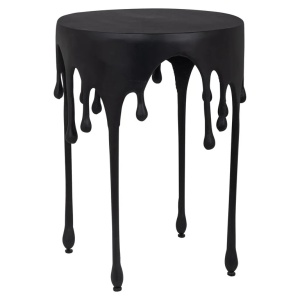 MASUTA DE CAFEA LAILA BLACK 43Ø, 825199, CONFECTIONATA DIN ALUMINIU, STIL MODERN