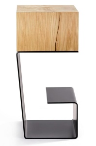 MASUTA DE CAFEA NEAGRA EGON DIN LEMN STIL MODERN B2 - Img 3