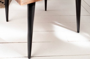 MASUTA DE CAFEA ORGANIC LIVING 60CM, COD 39660, LEMN MASIV SALCAM, ASPECT INDUSTRIAL - Img 6