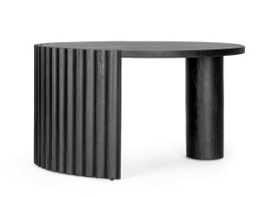 MASUTA DE CAFEA ORISSA 80 NEAGRA, CONFECTIONATA DIN LEMN DE MANGO, STIL MODERN