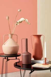 MASUTA DE CAFEA ZAIRA NEAGRA, CONFECTIONATA DIN STICLA SI METAL, STIL MODERN - Img 3