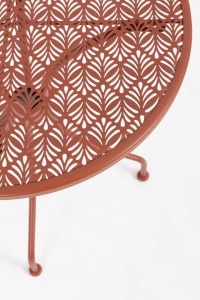 MASUTA DE GRADINA LIZETTE ROSIE, CONFECTIONATA DIN OTEL, STIL MODERN - Img 3