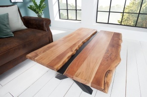 MASUTA LIVING, AMAZONAS 120CM, COD 38334, LEMN MASIV, DESIGN RUSTIC