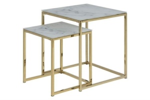 MASUTA SET DE CAFEA DIN MARMURA ALISMA STIL MODERN B2
