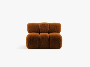 MODUL CANAPEA BELLIS, CARAMIZIU, CU TAPITERIE DIN TEXTIL BOUCLE ROLF, MICADONI