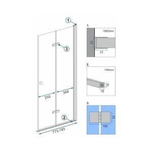 MODUL FOLD N2 80, CROM, CALITATE SUPERIOARA - Img 2