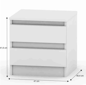 NOPTIERA CU 2 SERTARE ALBA HANY 002 STIL MODERN TK - Img 2