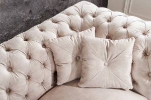 OFERTA!SOFA MODERNA, PARIS 225CM, COD 42662, DIN CATIFEA SAMPANIE, DESIGN CHESTERFIELD - Img 3