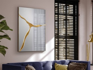 OGLINDA 120CM, SURCOS, COD 487351, MDF SI OGLINDA, STIL MODERN, SCHULLER