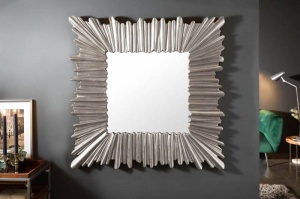 OGLINDA 95CM, VENICE, ARGINTIE, COD 40698, ASPECT MODERN