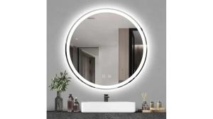OGLINDA BAIE REA BAS, CU LED, 90CM, DIN STICLA, CALITATE SUPERIOARA - Img 4