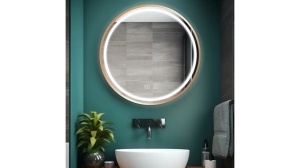 OGLINDA BAIE REA MMJ, CU LED, 70CM, CUPRU PERIAT, DIN STICLA, CALITATE SUPERIOARA - Img 5