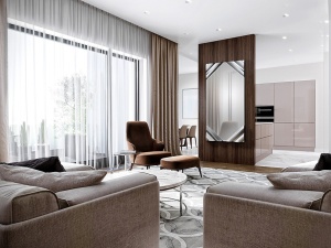 OGLINDA DECORATIVA ONDAS 816137, 80X180, DIN STICLA SI MDF, STIL MODERN, SCHULLER - Img 2