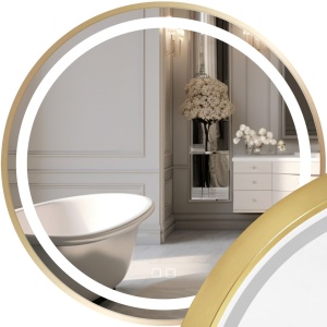 Oglindă LED 80cm MMJ Gold