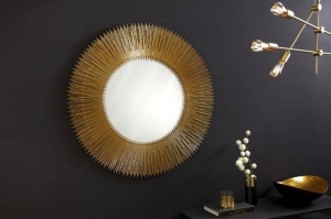 OGLINDA MODERNA 92CM,SUNHINE , COD 41761, STIL MODERN, REALIZATA DIN METAL DE CULOARE AURIE