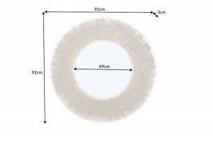 OGLINDA MODERNA 92CM,SUNHINE , COD 41761, STIL MODERN, REALIZATA DIN METAL DE CULOARE AURIE - Img 6