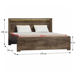 PAT DUBLU 160X200 INFINITY I-19 STIL MODERN TK - Img 2