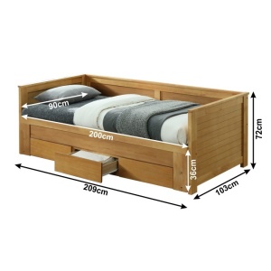 PAT EXTENSIBIL 90X200 GORETA STIL MODERN TK - Img 2