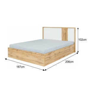 PAT MATRIMONIAL 180x200 VODENA STIL MODERN TK - Img 3
