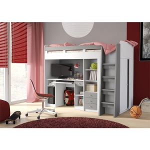 PAT MULTIFUNCTIONAL PENTRU COPII 90X200 SUN STIL MODERN TK