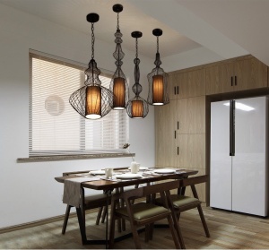 PENDUL AGRA A APP034-1CP, 20x90 cm, NEGRU, DIN OTEL SI METAL DE INALTA CALITATE, STIL MODERN, TU - Img 6