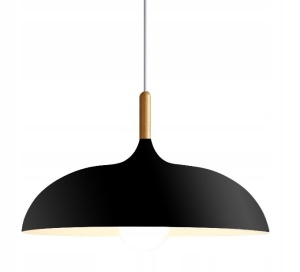 PENDUL ANZO, 18x45/100 cm, NEGRU, DIN ALUMINIU, STIL MODERN, TU