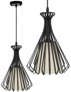 PENDUL APP222-1CP, 22x29 cm, NEGRU, DIN METAL, STIL MODERN, TU