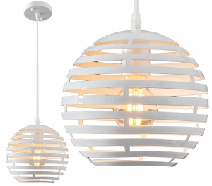 PENDUL APP337-1CP, 19x19 cm, ALB, DIN METAL, STIL MODERN, TU