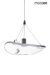 PENDUL AQUA 25, TRANSPARENT, CONFECTIONAT DIN STICLA SI METAL, STIL MODERN