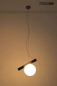 PENDUL BALANCE GRAFIT, REALIZAT DIN STICLA SI METAL, STIL MODERN - Img 2