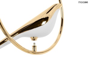 PENDUL BIRD, AURIU, CONFECTIONATA DIN ACRIL SI METAL, STIL MODERN - Img 4