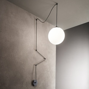 PENDUL BOA SP1, NEGRU, DIN STICLA, STIL MODERN - Img 2