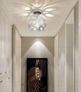 PENDUL ELEGANT CRYSTAL SILVER APP204-1C, 20x20 cm, ARGINTIU, DIN METAL, STIL MODERN, TU - Img 2
