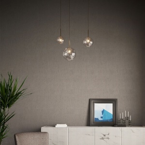 PENDUL EQUINOXE SP1 D20, ALAMA, DIN METAL SI STICLA, STIL MODERN - Img 2