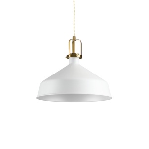 PENDUL ERIS-2 SP1, ALB, DIN METAL, STIL MODERN