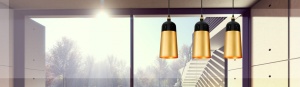 PENDUL FOX ROSE GOLD, 25x123cm, NEGRU SI ROZ AURIU, DIN ALUMINIU DE INALTA CALITATE, STIL MODERN, TU - Img 8