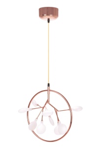 PENDUL GLAMOR APP568-1CP, 160x45 cm, ROZ AURIU, DIN METAL DE INALTA CALITATE, STIL MODERN, TU - Img 2