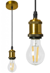 PENDUL LUMO GOLD, 5x100 cm, AURIU, DIN ALUMINIU, STIL MODERN, TU