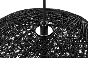 PENDUL LUNA 110, NEGRU, DIN CANEPA, STIL MODERN, B2 - Img 4