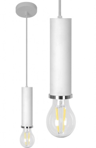 PENDUL OSTI A WHITE / GOLD APP106-1CP, 5x100 cm, ALB, DIN ALUMINIU, STIL MODERN, TU