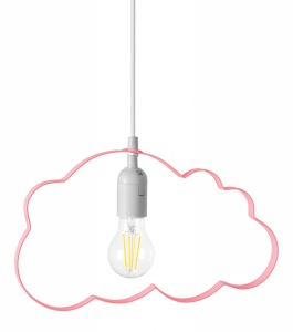 PENDUL PINK CLOUD LH2077-1, 34,5x19,5 cm, ROZ, DIN METAL DE INALTA CALITATE, STIL MODERN, TU - Img 2